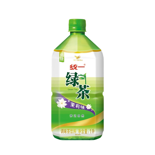 统一绿茶1升*8瓶整箱低糖茉莉味茶饮料1000ml畅饮装夏日饮品 批发