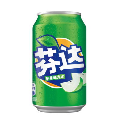 芬达苹果味汽水330ml*24罐
