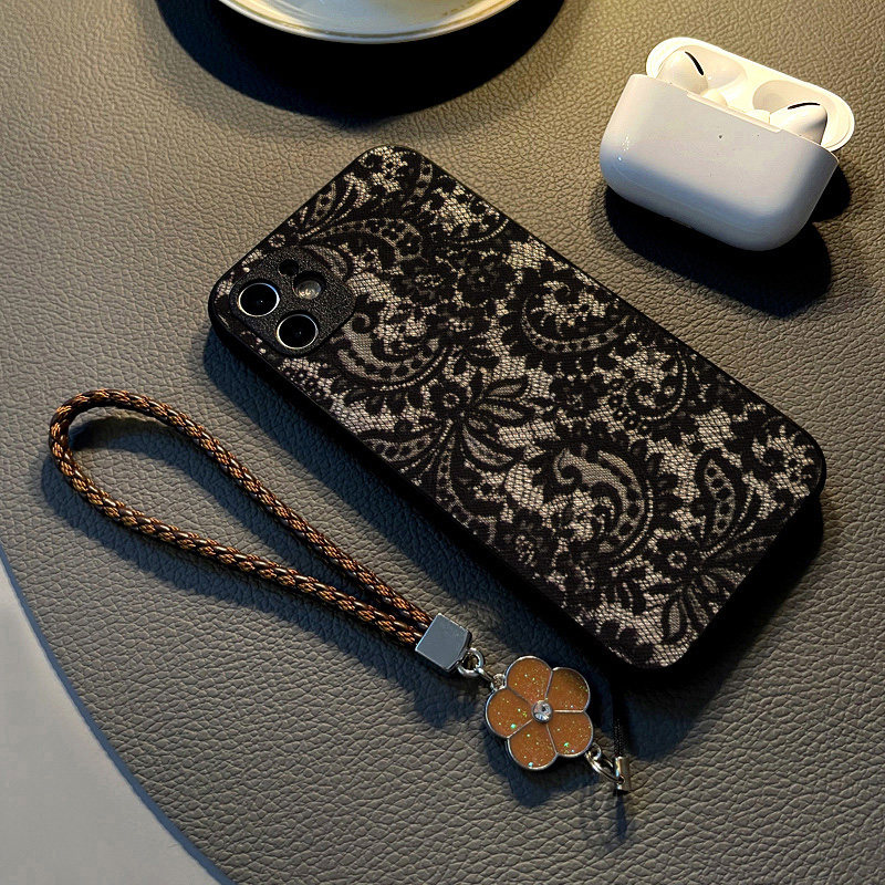 适用华为p60pro Pura 70手机壳mate 70 pro 60 80pro硅胶40 p50 p40皮纹全包防摔保护套挂绳新款黑色蕾丝花纹,3C数码配件,手机保护套/壳,淘宝优惠券,粉丝福利购,淘宝优惠卷