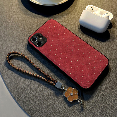 适用vivos18pro/s17e/s12/s30/s19/s20手机壳s15女s10硅胶s16创意个性皮革纹防摔保护套挂绳新款粉色菱格爱心