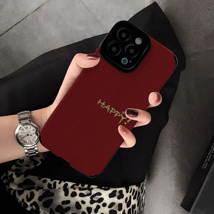 适用oppo reno11手机壳7 6 PRO新款reno10 4se reno9 8pro 7se 5G版个性创意保护套硅胶壳软壳女新年红色英文