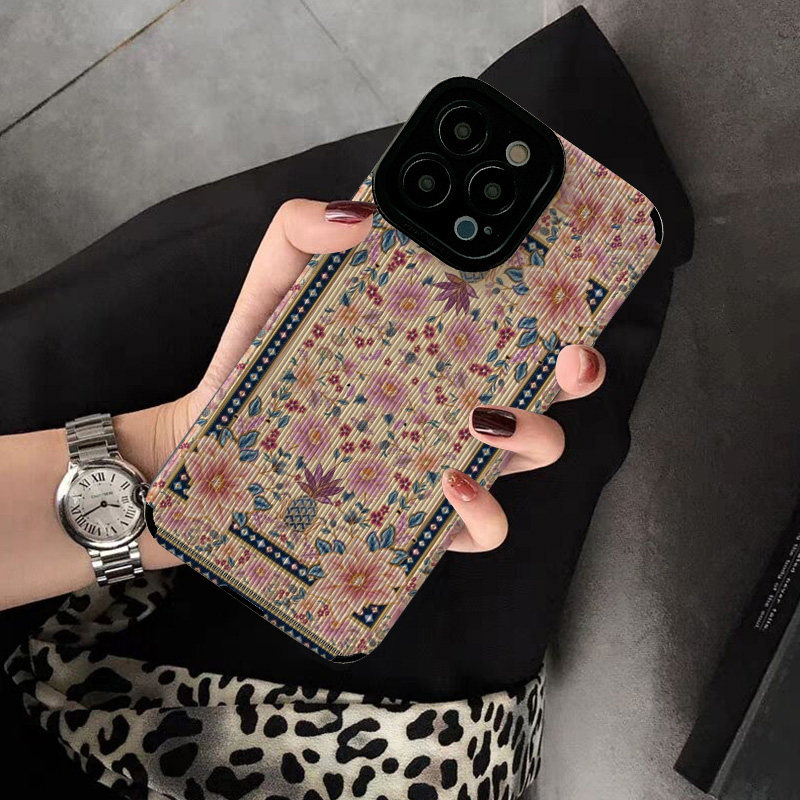 适用oppo reno11手机壳7 6 PRO新款reno10 4se reno9 8pro 7se 5G版个性创意保护套硅胶壳软壳女菠萝粉色花边