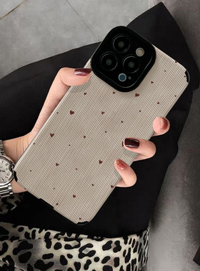 适用华为mate60 Pro手机壳40 80 pro mate50pro新款5G版 P40 P50 P30 PRO个性创意保护套硅胶软复古红色爱心