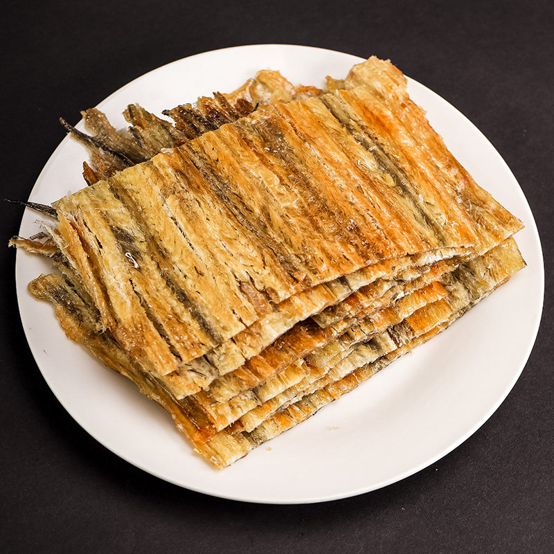 minicoco鱼即食烤鱼片干舟山特产鳗鱼片鱿鱼丝海味休闲零食100g