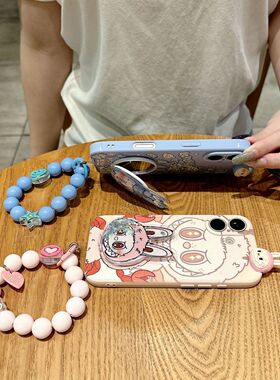 恶搞labubu适用于小米8ud手机壳女新款8se巨蟹拉布布6x带手珠9lite全包式miui9耐脏10s防摔11pro小清新保护套