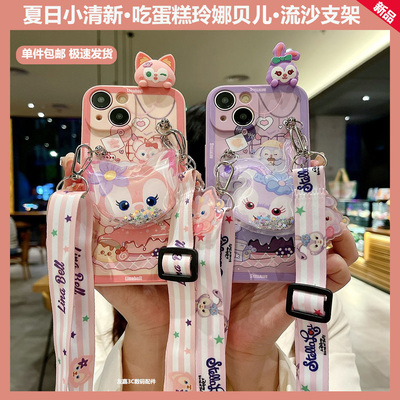 迪士尼同款吃蛋糕玲娜贝儿vivoy355g y35+ y35m y35m+手机壳y36i y36新款y33e女y33s卡通星黛露y30防摔硅胶壳