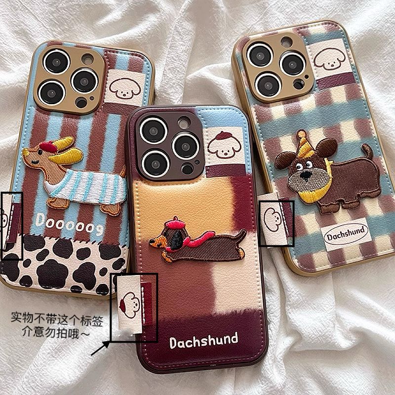 适用于vivov30手机壳女新款vovov29网红刺绣小狗viviv23情侣v27全包式防摔镜头v27pro个性创意y31s保护套y54s