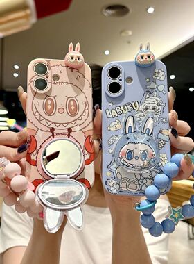 巨蟹座拉布布适用于华为y9prime2019手机壳女新款nzones7pro网红手珠nzones7防摔nzones7pro+全包式软保护套