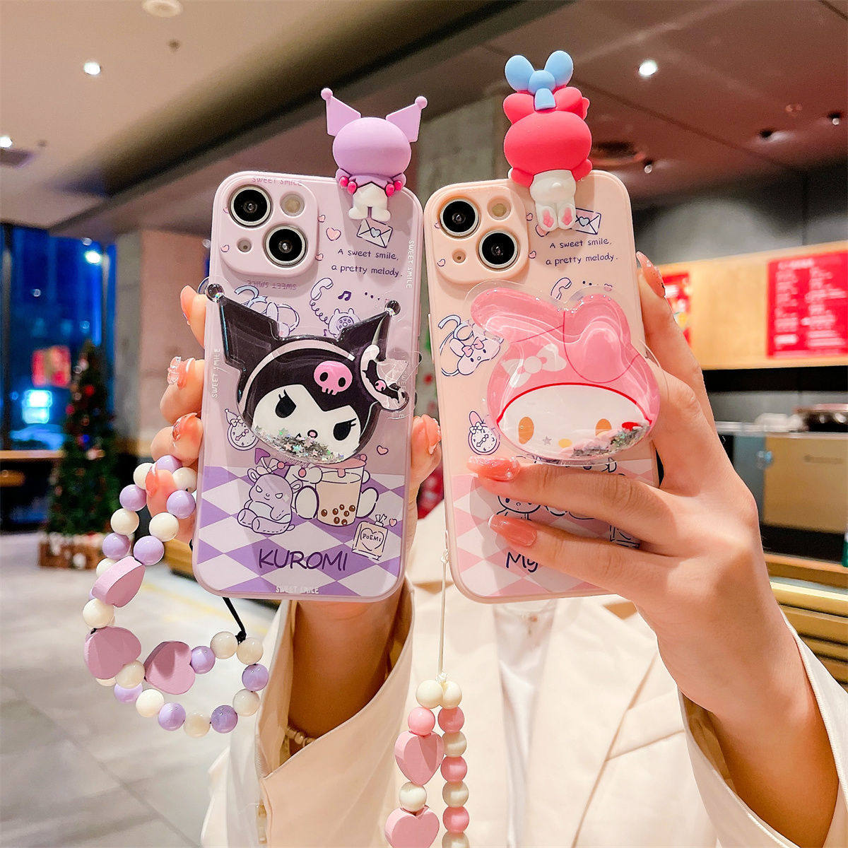 适用于小米civi3新款少女手机壳civi2奶茶库洛米civi带支架civi1s卡通美乐蒂IMcc9全包防摔软硅胶mix4保护套