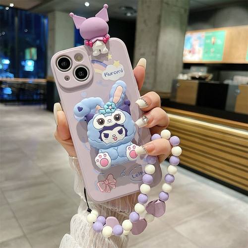 适用于华为nova5ipro手机壳少女新款卡通库洛米nova10带手链nova10pro可爱美乐蒂全包防摔HUAWEI软硅胶保护套