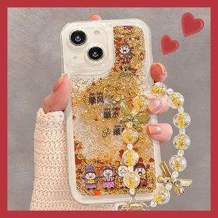 k40流沙note9 11顺风顺水小米15 国风五福财神爷适用于红米k80 13全包IM12 k60手机壳k50 10保护套 k70