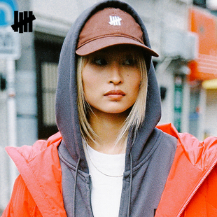 UNDEFEATED五条杠官方冬季新品时尚潮流美式休闲运动小LOGO棒球帽