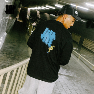潮流橄榄球趣味长袖 潮流美式 T恤 新品 UNDEFEATED五条杠官方秋季