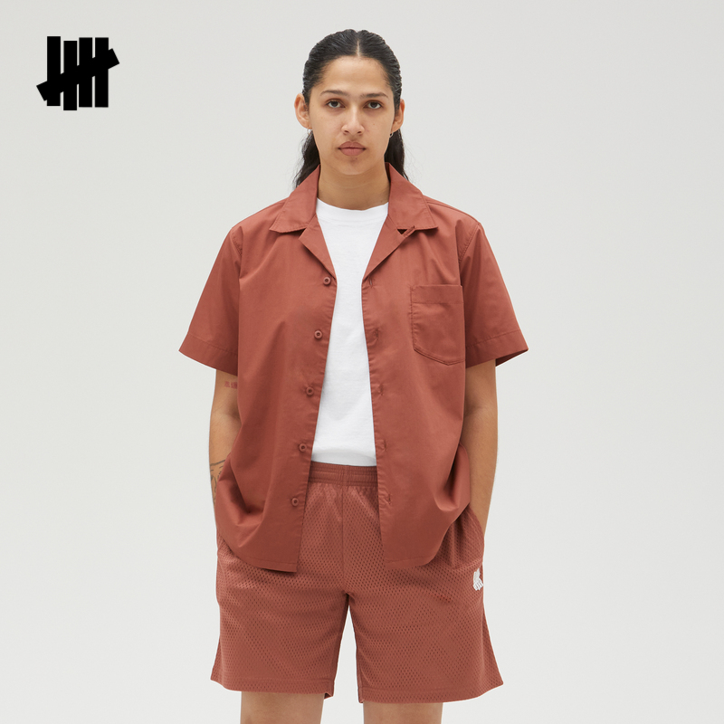 UNDEFEATED夏季古巴领短袖衬衫