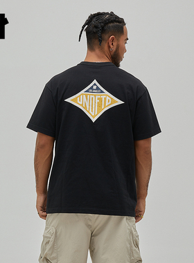 UNDEFEATED五条杠官方春季新品潮流美式经典街头宽松圆领短袖T恤