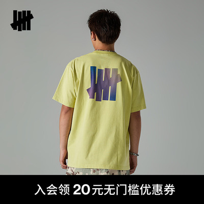 UNDEFEATED五条杠重磅短袖T恤