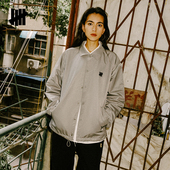 情侣同款 UNDEFEATED五条杠官方秋季 翻领夹克 潮流美式 经典 新品 时尚