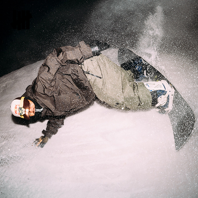 UNDEFEATED五条杠官方春季新品UND X  BURTON 2L反光防水滑雪长裤