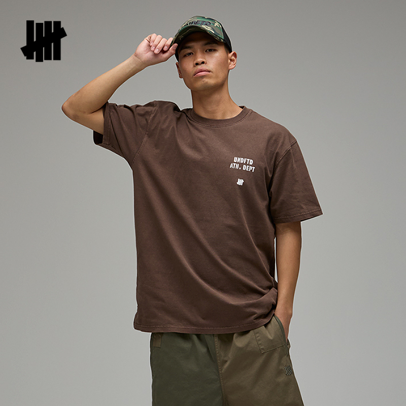 五条杠宽松经典短袖T恤