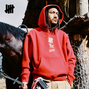 潮流连帽卫衣 马年胶囊系列成衣染色时尚 UNDEFEATEDRIDING WILD