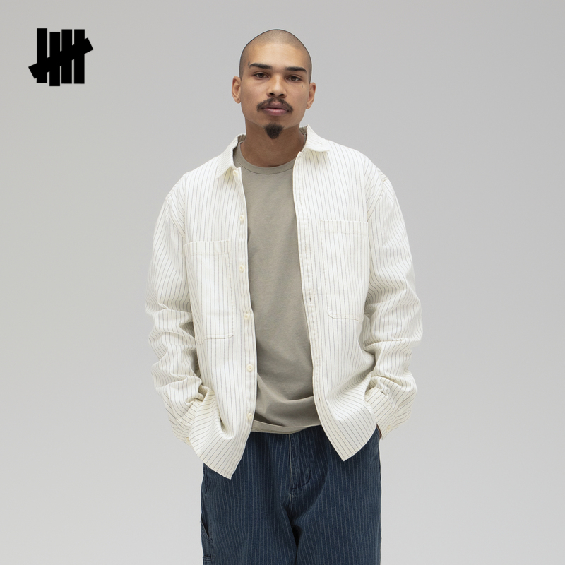 UNDEFEATED水洗丹宁长袖衬衫