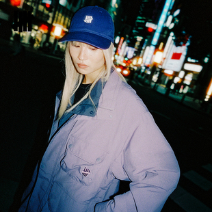 UNDEFEATED五条杠官方冬季新品立领口袋防泼水轻薄狩猎夹克外套