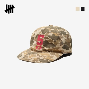 UNDEFEATED五条杠官方秋季新品时尚潮流美式经典卡扣棒球帽