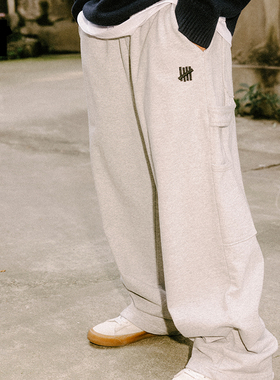 UNDEFEATED五条杠官方秋季新品时尚潮流美式经典LOGO卫裤休闲裤