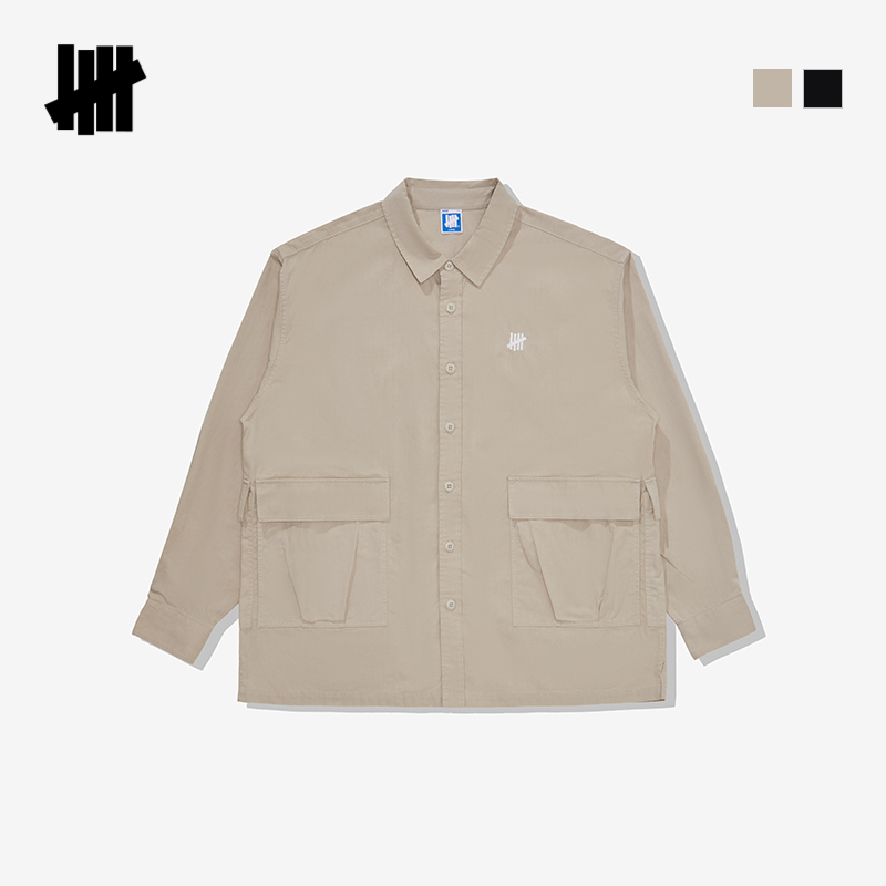 UNDEFEATED多口袋设计长袖衬衫