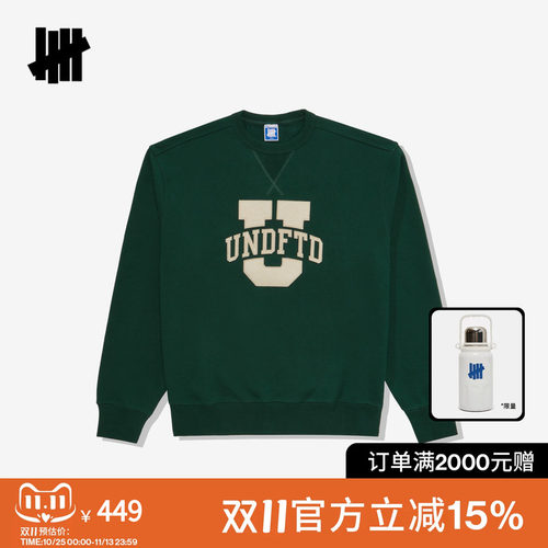UNDEFEATEDLOGO圆领卫衣