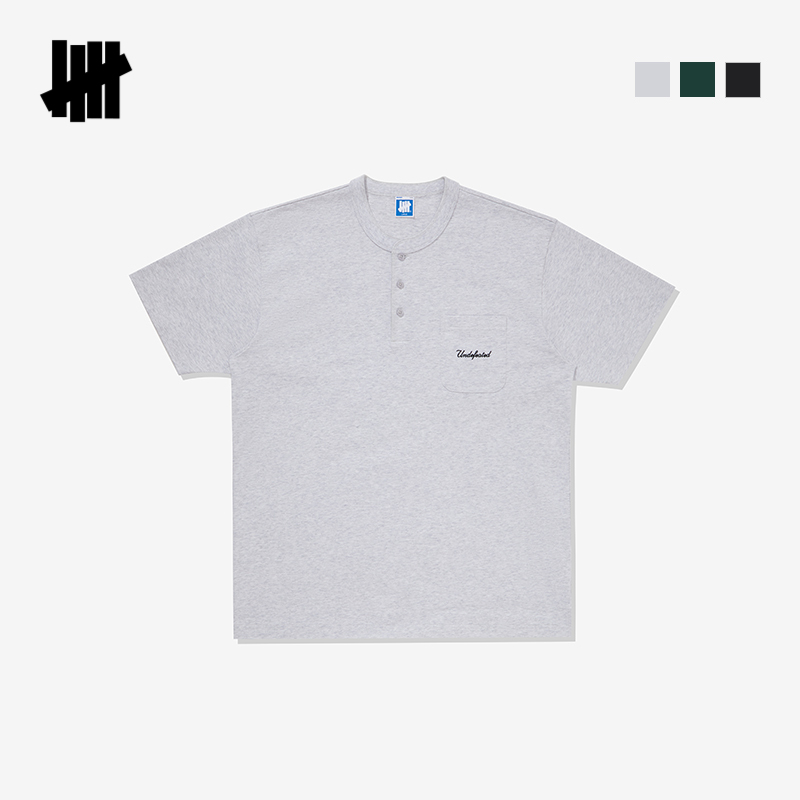 UNDEFEATED磅口袋款短袖T恤