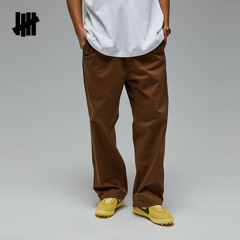 五条杠运动微弹梭织休闲裤