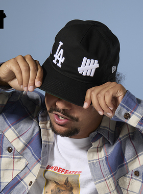 UNDEFEATED五条杠官方新品UNDEFEATED × Dodgers× NE联名棒球帽