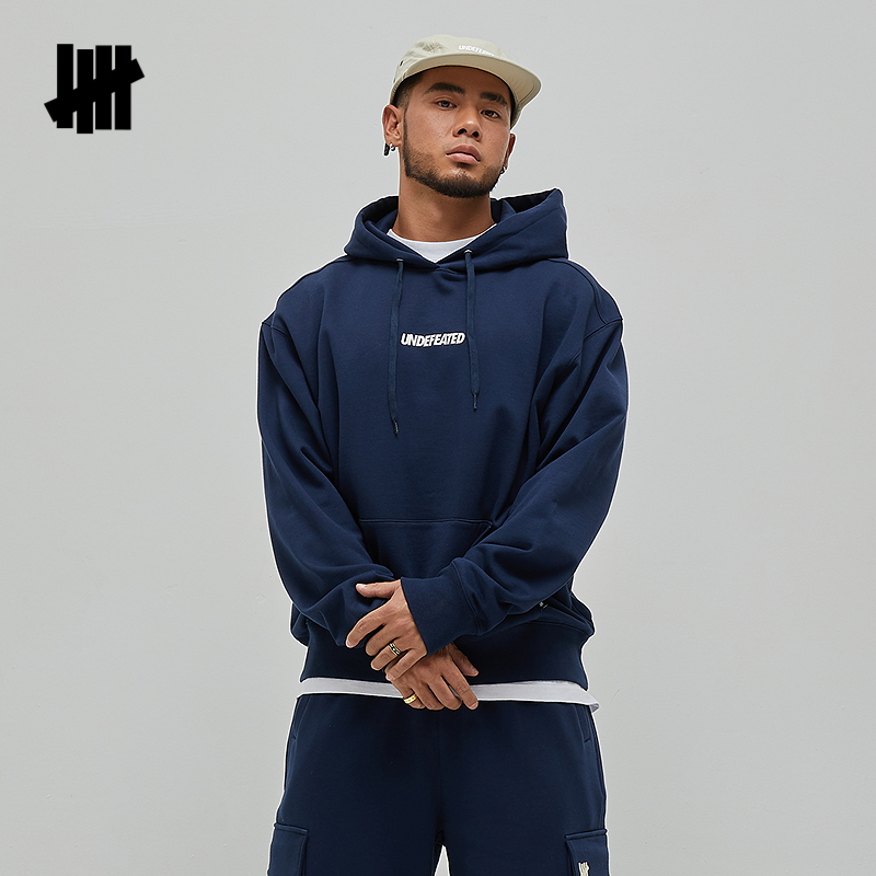 UNDEFEATED基础百搭LOGO连帽卫衣