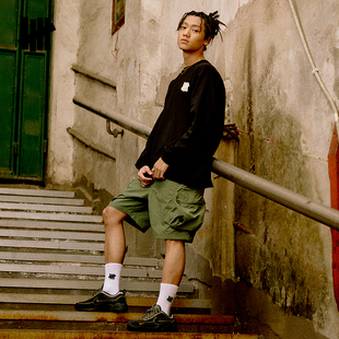 LOGO长袖 UNDEFEATED五条杠官方春季 款 复古ICON经典 T恤 美式