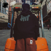 新品 时尚 潮流美式 UNDEFEATED五条杠官方秋季 ICON款 水洗连帽卫衣