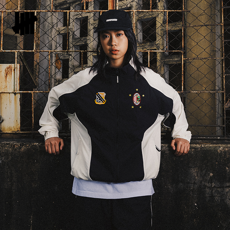 美式复古立领梭织夹克