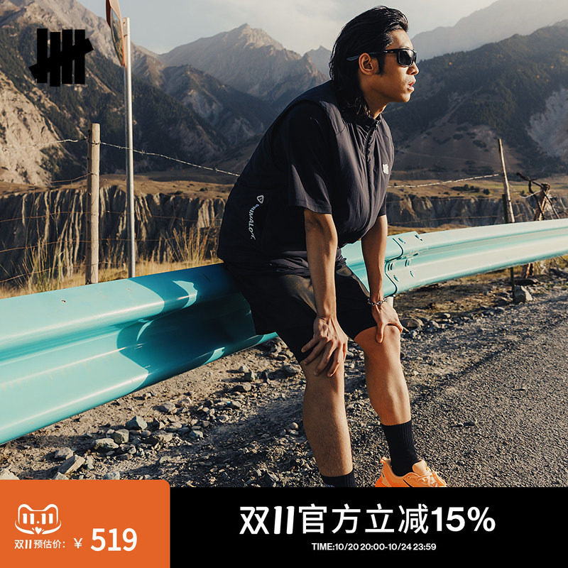 UNDEFEATED五条杠官方夏季时尚潮流美式经典休闲弹力运动短裤