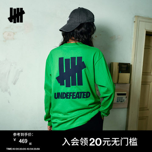 UNDEFEATED五条杠长袖T恤秋季
