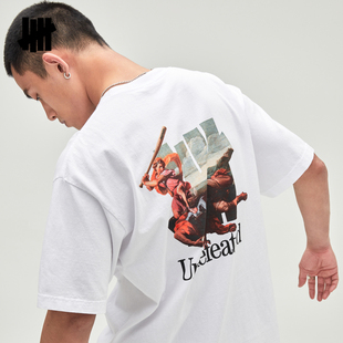 反季 潮流水洗做旧工艺短袖 特惠 时尚 T恤 UNDEFEATED经典