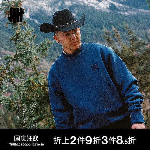 UNDEFEATED RIDING WILD 圆领卫衣
