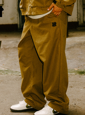 UNDEFEATED五条杠官方秋季新品时尚潮流情侣款休闲经典LOGO休闲裤