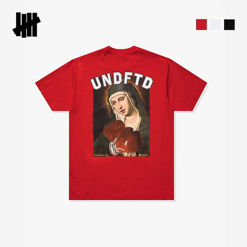 五条杠LOGO拳套短袖T恤