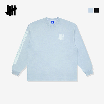 五条杠重磅水洗长袖T恤