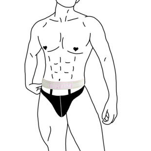 【动漫系列】新款男士性感低腰莫代尔三角裤吊环坚挺囊袋BS862