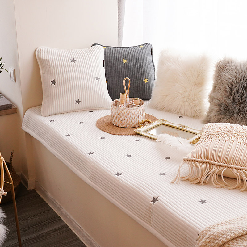 枕西湖现代简约全棉水洗飘窗垫卧室阳台垫子榻榻米坐垫窗台垫定做,居家布艺,飘窗垫,淘宝优惠券,粉丝福利购,淘宝优惠卷