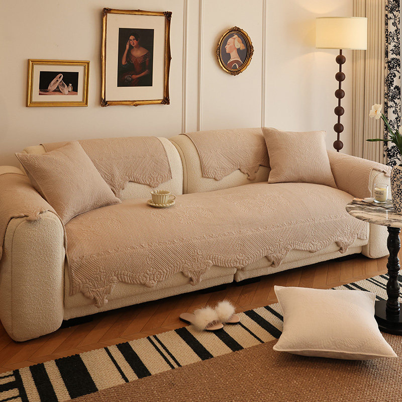 枕西湖  法式复古全棉沙发垫防滑客厅沙发巾套罩四季防尘座垫定制,居家布艺,沙发垫,淘宝优惠券,粉丝福利购,淘宝优惠卷