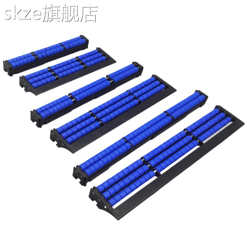 skze125/254/304宽滚珠过渡板加宽连接板对接板蓝紫白色输送过渡板
