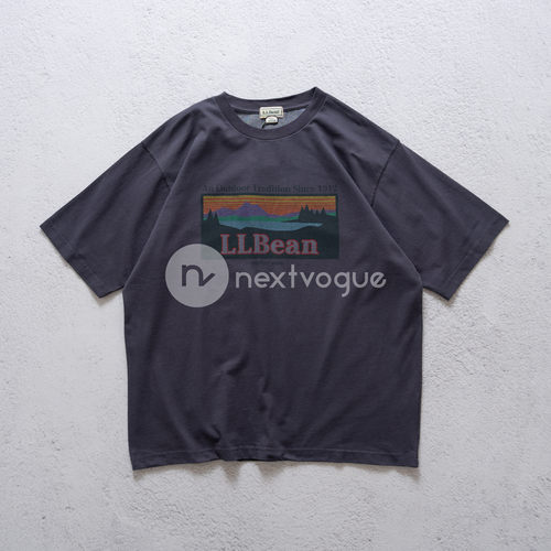 【NextVogue】L.L.Bean Morrill Katahdin logo 宽松防晒短袖T恤