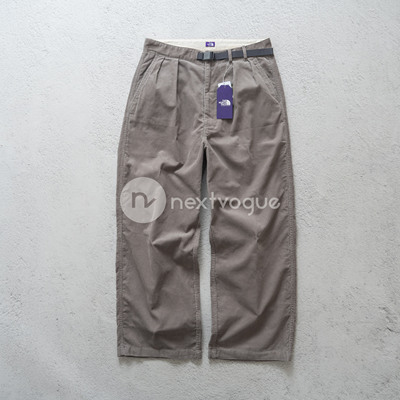 【NextVogue】TNF北面紫标Corduroy Wide Straight直筒灯芯绒长裤
